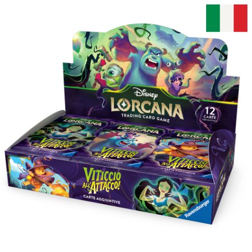 Viticcio all’Attacco – Box 24 Bustine – Lorcana TCG Disney – ITA