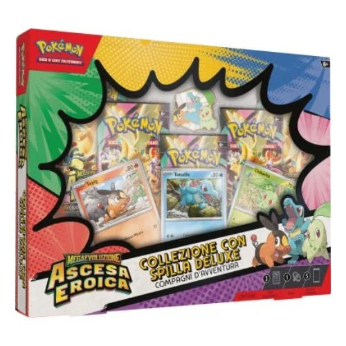 Pokémon Collezione con spilla Deluxe Compagni d’avventura – ITA