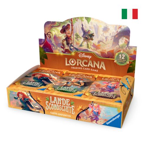 Lande Sconosciute – Box 24 Bustine – Lorcana TCG Disney – ITA
